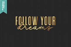 Follow Your Dreams Svg, Black Girl Svg Product Image 1