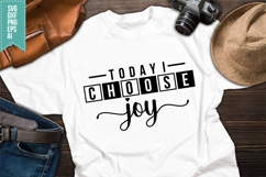 Today I Choose Joy Svg, Bible Verse Svg Product Image 1