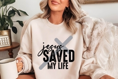 Jesus Saved my life Svg, Religious Svg Product Image 3