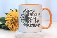 My favorite people call me Grandma Svg, Mother's Day Svg Product Image 1