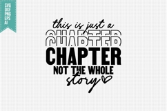 This is Just a Chapter Svg, Funny Sarcastic Svg Product Image 1