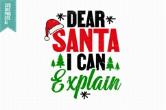 Dear Santa I Can Explain Svg, Christmas Svg, Xmas Svg Product Image 3
