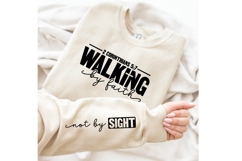 Walking by Faith Not by Sight Svg, God Svg, Bible Svg Product Image 1