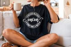Mom Stressed Blessed Sometimes A Mess Svg, Mother&#039;s Day Svg Product Image 3