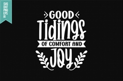 Good Tidings of Comfort and Joy Svg, Christmas Svg, Xmas Svg Product Image 1