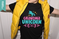 Grandma Unicorn Svg, Unicorn Svg Design Product Image 1