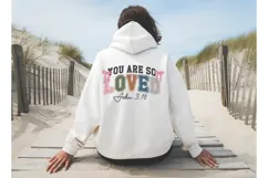 You Are So Loved Svg, God Svg, Bible Svg Product Image 3