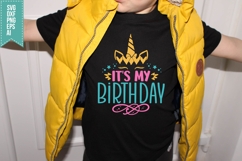 It&#039;s my Birthday Svg, Unicorn Svg Design Product Image 1