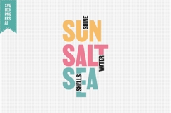 Sun Shine Salt Water Sea shells Svg, Summer Svg, Beach Svg Product Image 2