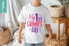 My 1st Father's Day Svg, Father's Day Svg Designs Product Image 3