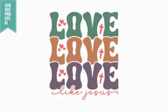 Love Like Jesus Svg, Religious Svg, Jesus God Svg Product Image 3