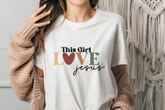 This Girl Loves Jesus Svg, Christian Svg Product Image 3