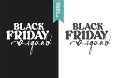 Black Friday Squad Svg, Black Friday Shirt Designs Product Image 1