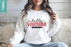 hello valentine Svg, Valentine Shirt Svg Designs Product Image 3