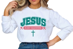 Jesus is my valentine Svg, Valentine&#039;s Day Svg Product Image 1