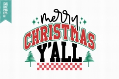 Merry Christmas y&#039;all Svg, Christmas Svg, Xmas Svg Product Image 3