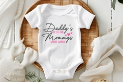 Daddy&#039;s little Girl Mommys whole World Svg, Funny Baby Svg Product Image 3