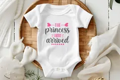 the princess has arrived Svg, Funny Baby Svg Product Image 3