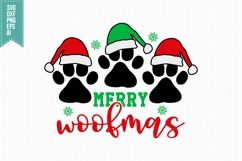 Merry woofmas Svg, Christmas Svg, Xmas Svg Product Image 1