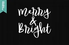 Merry and Bright Svg, Christmas Svg, Xmas Svg Product Image 1