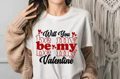 Will You Be My Valentine Svg, Valentine's Day Svg Product Image 3