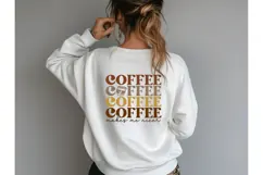 Coffee Makes Me Nicer Svg, Coffee Bar Svg, coffee Mug Svg Product Image 3