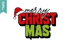 Merry Christmas Svg, Christmas Svg, Xmas Svg Designs Product Image 3
