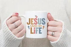 Jesus Saved my life Svg, God Svg, Religious Svg Product Image 3
