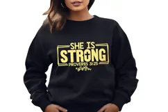 She Is Strong Svg, Christian Svg, Jesus Svg Product Image 2