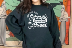 Your Little Ray of Sarcastic Sunshine Has Arrived Svg Product Image 2