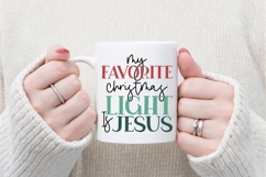 My Favorite Christmas Light Is Jesus Svg, God Svg Product Image 2