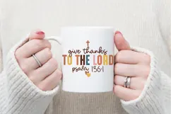 Give Thanks To the Lord Svg, God Svg, Bible Quotes Christian Product Image 2