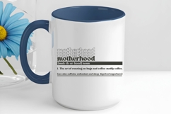 Motherhood Mom Funny Definition Svg Product Image 1