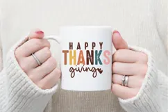 Happy Thanksgiving Svg, Thanksgiving Svg, Autumn Svg Product Image 2