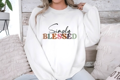 Simply Blessed Svg Design Product Image 2