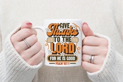 Give Thanks To the Lord for He Is Good Svg, Christian Svg Product Image 2