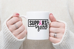 Support Squad Svg, Breast Cancer Svg, Breast Cancer Shirt Product Image 3