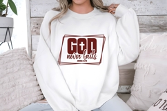 God Never Fails Svg Design Product Image 2