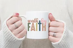 Walk by faith Svg, Christian Svg, Jesus Svg Product Image 2