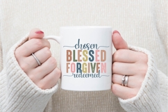 Chosen blessed forgiven redeemed Svg, Christian Svg Product Image 2