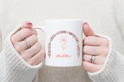 beautiful loved strong important worthy mom Svg Product Image 3