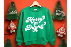 Merry And Bright Svg, Christmas Svg, Xmas Svg Product Image 3