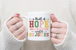 A thrill of hope the weary world rejoices Svg, Christian Svg Product Image 2