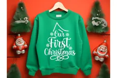 Our First Christmas Svg, Christmas Svg, Xmas Svg Product Image 3