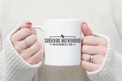 Surviving Motherhood one meltdown at a time Svg Product Image 3