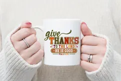 give thanks to the lord for he is good Svg, Fall Svg, Autumn Product Image 3