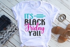 It&#039;s Black Friday Y&#039;all Svg, Black Friday Shirt Svg Product Image 1