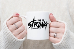 She Is Strong Svg, Christian Svg Product Image 3