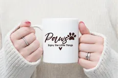 Enjoy the Little Things Svg, Dog Bandana Svg Product Image 3
