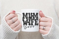 Mum Wife Boss Svg, Mom Quotes Svg Product Image 1